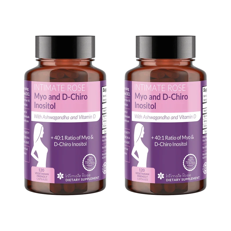 Myo-Inositol & D-Chiro Inositol — Supports PCOS Relief, Essential Nutrient Replenishment & Natural Fertility Support