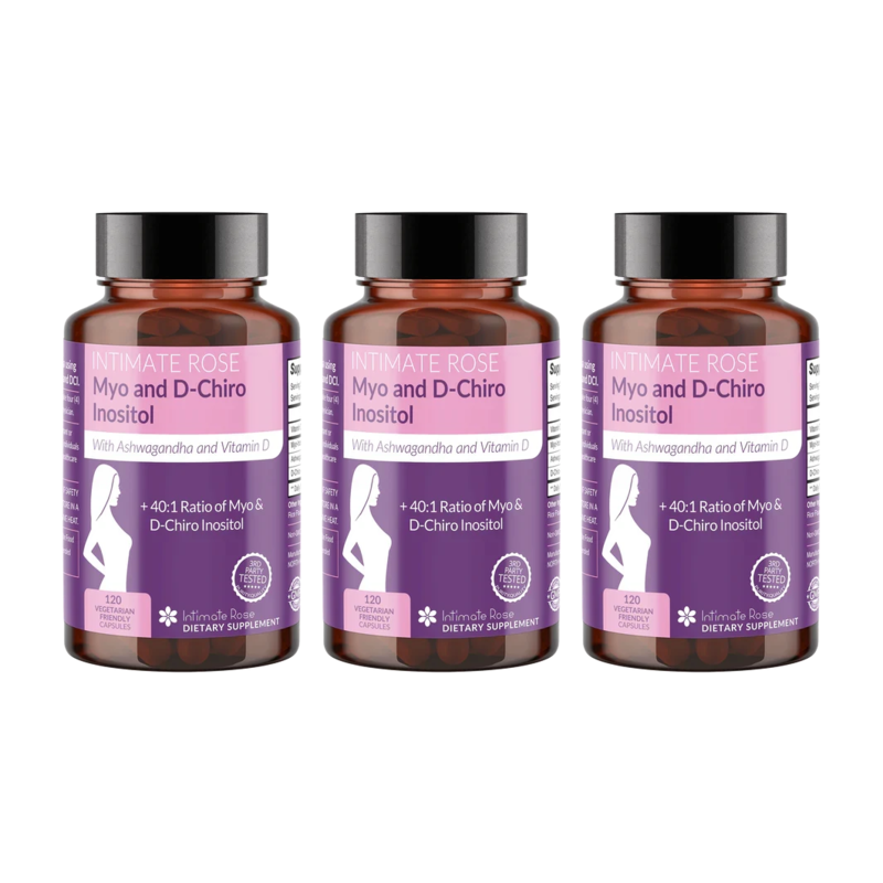 Myo-Inositol & D-Chiro Inositol — Supports PCOS Relief, Essential Nutrient Replenishment & Natural Fertility Support