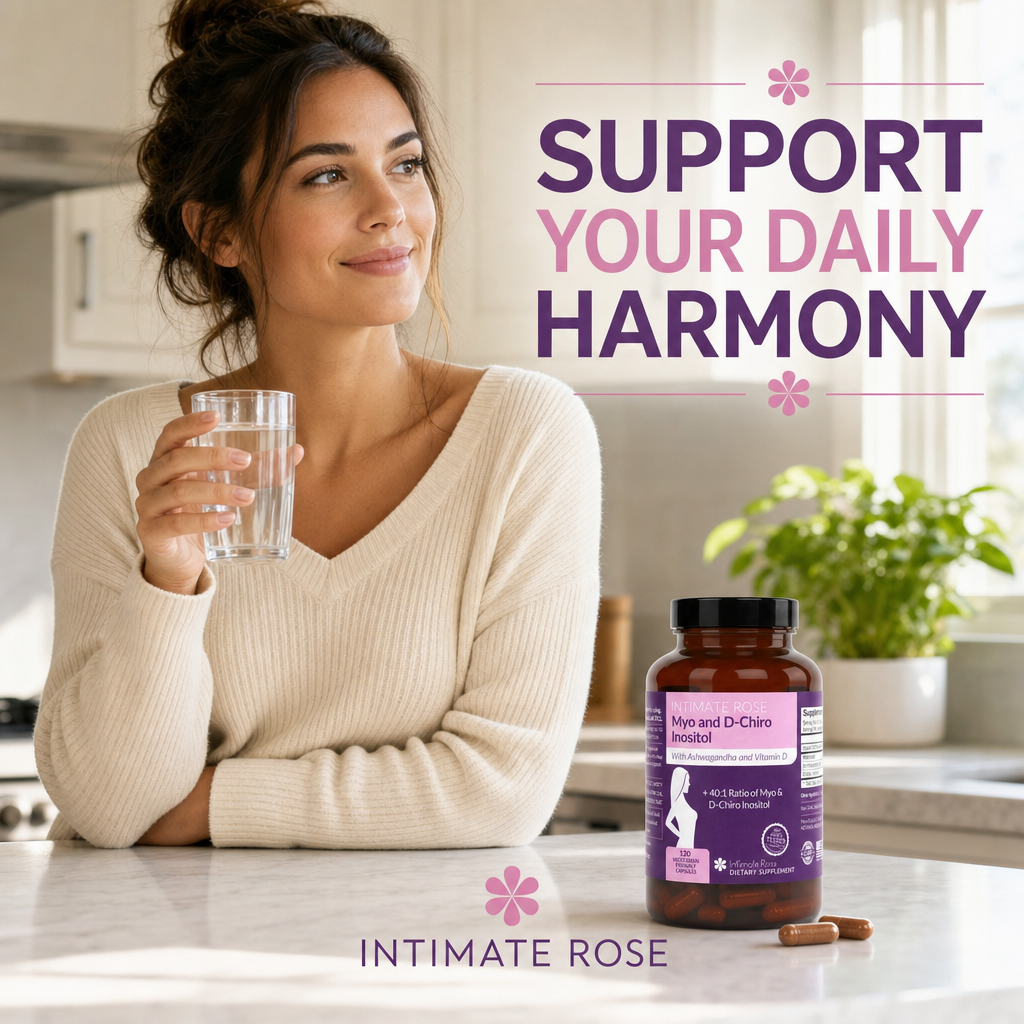 Myo-Inositol & D-Chiro Inositol — Supports PCOS Relief, Essential Nutrient Replenishment & Natural Fertility Support
